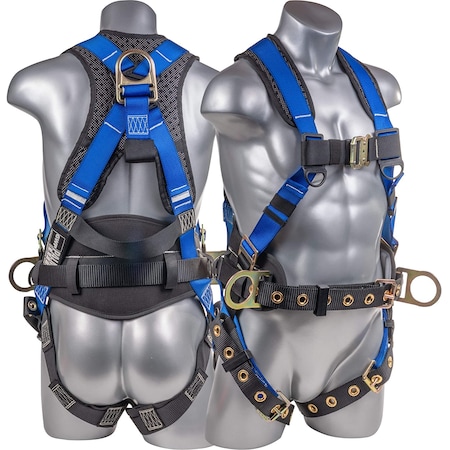 Palmer Safety Vest Style, M, Blue/Black H222101123MD
